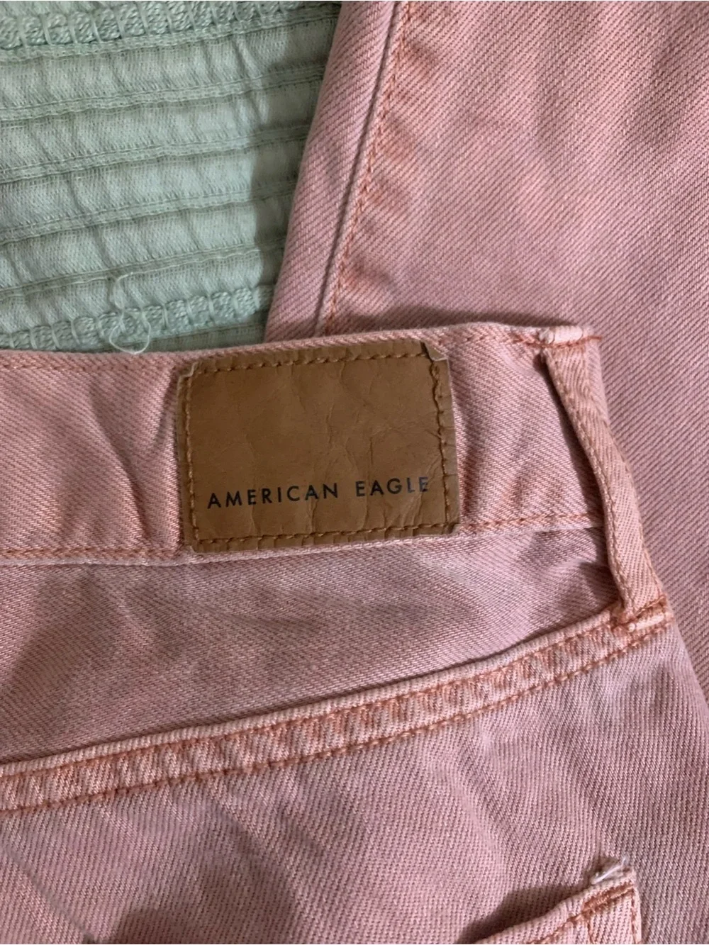 American Eagle Outfitters Dusty Pink Jeans - Picture 4 of 7